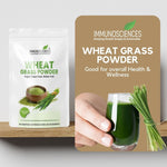Wheatgrass Powder – Organic, Raw & Natural – Rich in Chlorophyll, Vitamins & Antioxidants - IMMUNOSCIENCES