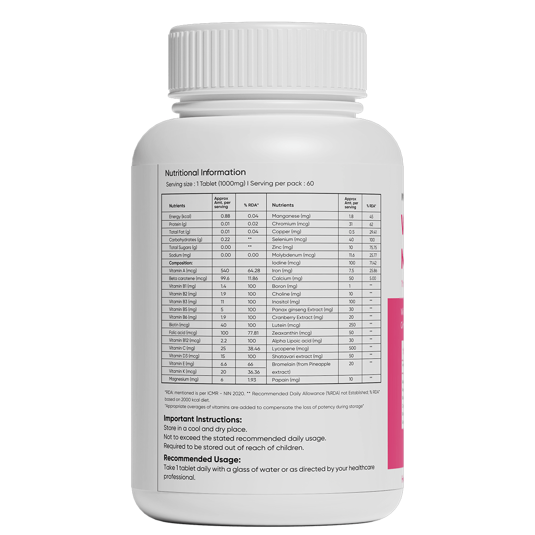 Multivitamins Women’s Daily Wellness Support with Essential Vitamins, Minerals & Antioxidants - IMMUNOSCIENCES