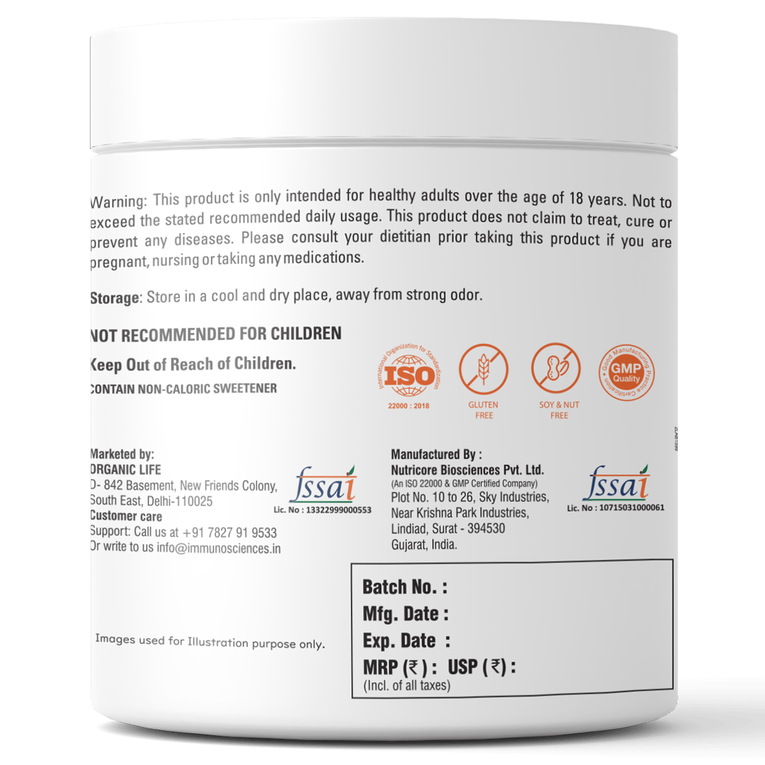 Korean Marine Collagen Powder for Glowing Skin, Hair & Nails | Hydrolyzed Collagen Peptides | Anti - Aging Supplement - IMMUNOSCIENCES