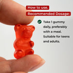 Biotin Gummies – High Potency 10,000 mcg for Hair Growth, Skin & Nails – Delicious Strawberry Flavor – 30 Gummies - IMMUNOSCIENCES