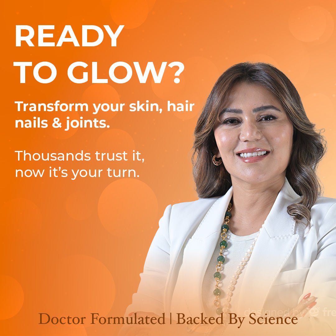 Korean Marine Collagen Powder for Glowing Skin, Hair & Nails | Hydrolyzed Collagen Peptides | Anti - Aging Supplement - IMMUNOSCIENCES