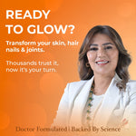 Korean Marine Collagen Powder for Glowing Skin, Hair & Nails | Hydrolyzed Collagen Peptides | Anti - Aging Supplement - IMMUNOSCIENCES