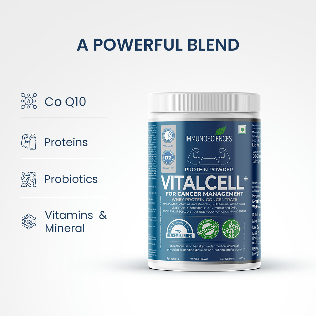 Vitalcell Protein Powder for Cancer Management Whey Protein Concentrate - IMMUNOSCIENCES