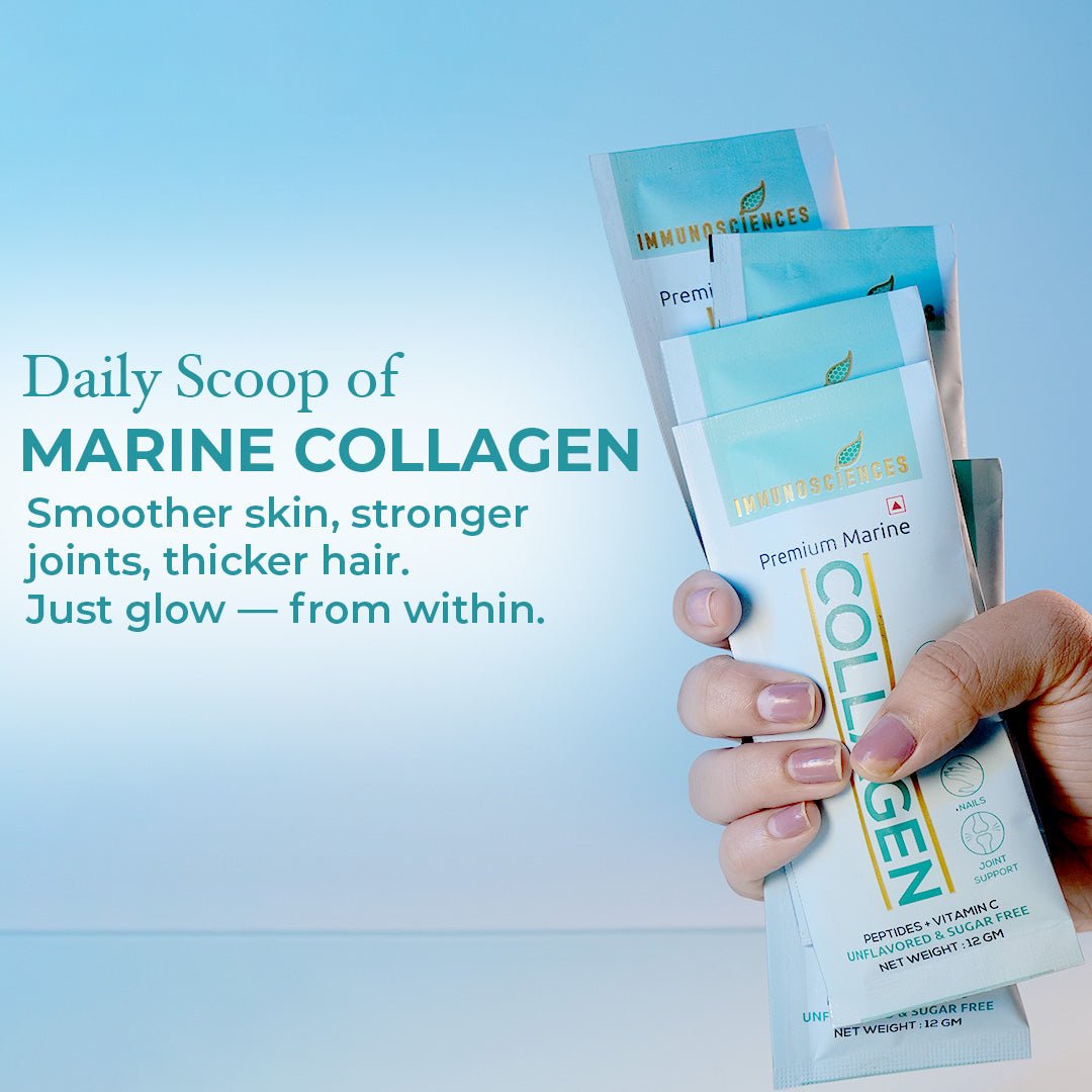 Premium Marine Collagen – Type I & III Hydrolyzed Peptides – Skin, Hair, Nail & Joint Support - IMMUNOSCIENCES