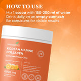 Korean Marine Collagen Powder for Glowing Skin, Hair & Nails | Hydrolyzed Collagen Peptides | Anti - Aging Supplement - IMMUNOSCIENCES