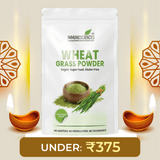 Wheatgrass Powder – Organic, Raw & Natural – Rich in Chlorophyll, Vitamins & Antioxidants - IMMUNOSCIENCES
