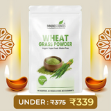 Wheatgrass Powder – Organic, Raw & Natural – Rich in Chlorophyll, Vitamins & Antioxidants - IMMUNOSCIENCES