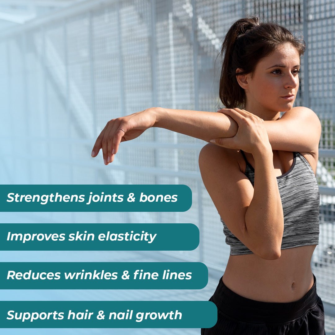 Premium Marine Collagen – Type I & III Hydrolyzed Peptides – Skin, Hair, Nail & Joint Support - IMMUNOSCIENCES