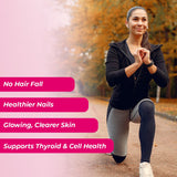 Biotin Gummies – High Potency 10,000 mcg for Hair Growth, Skin & Nails – Delicious Strawberry Flavor – 30 Gummies - IMMUNOSCIENCES