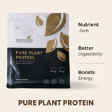 Plant Protein – Vegan Chocolate Protein with Biotin, Omega - 3 & Antioxidants | Muscle Recovery, Energy & Skin Support - IMMUNOSCIENCES