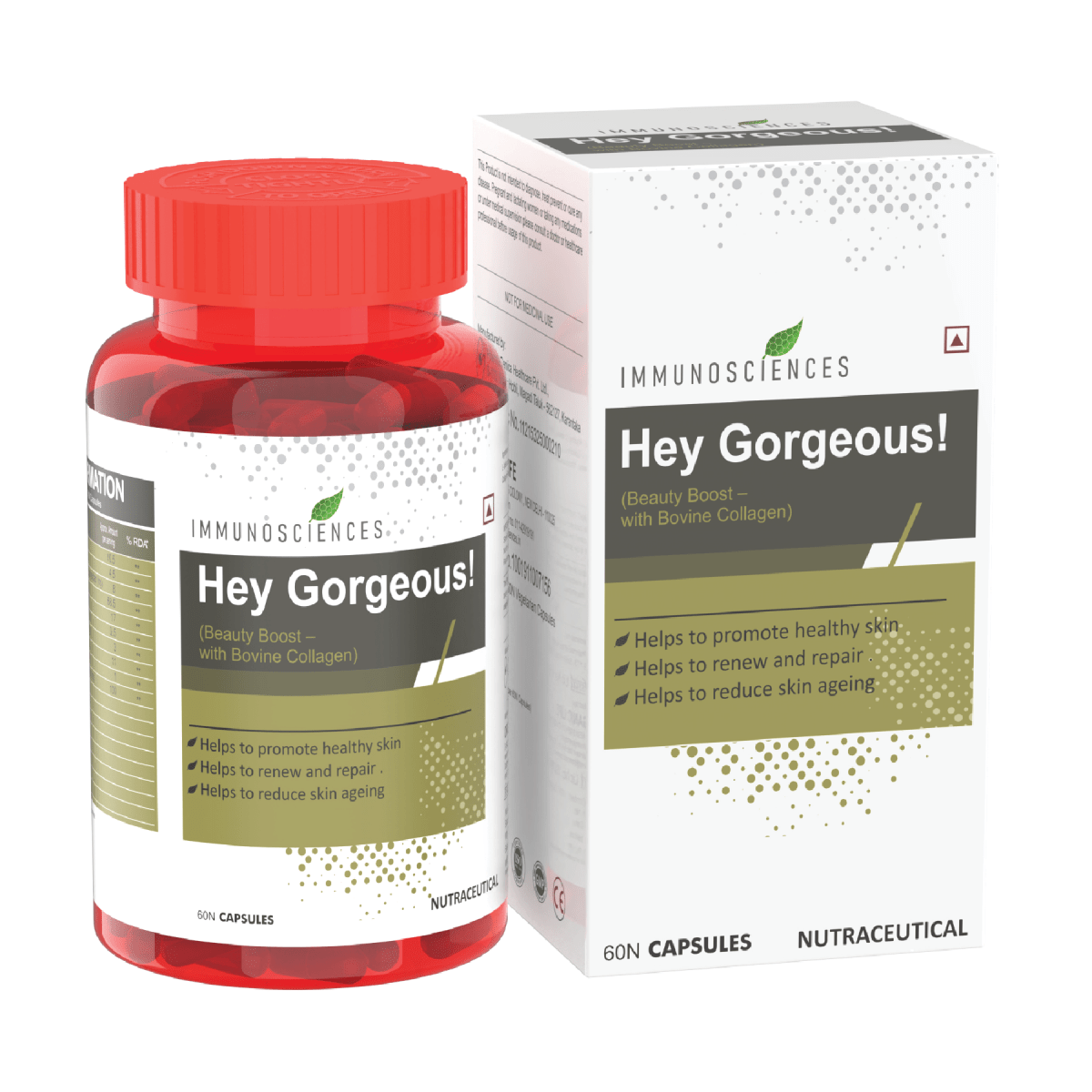 Hey Gorgeous! Radiant Skin Serum – Brightening & Hydrating Facial Oil for Glowing Skin - IMMUNOSCIENCES