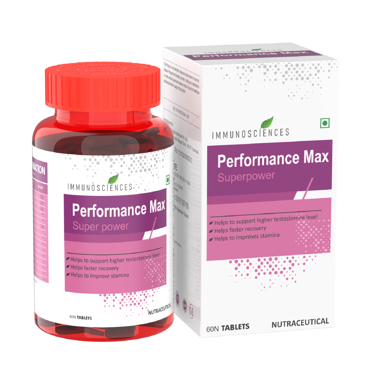 Performance Max ā Daily Performance Booster for Strength, Focus & Recovery - IMMUNOSCIENCES