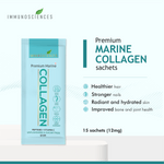 Premium Marine Collagen – Type I & III Hydrolyzed Peptides – Skin, Hair, Nail & Joint Support - IMMUNOSCIENCES