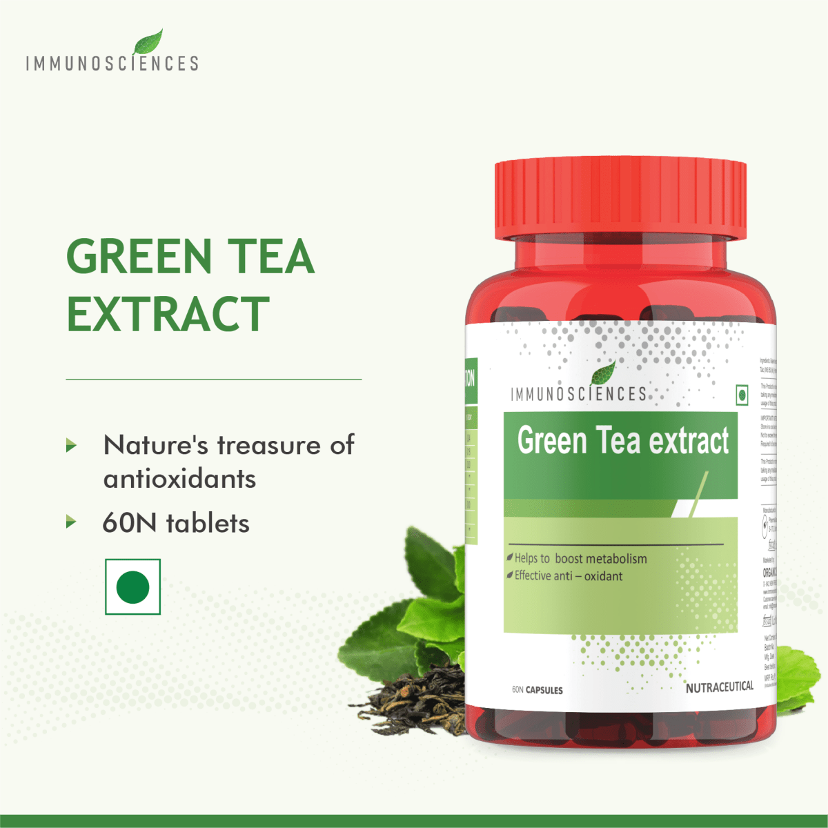 Green Tea Extract – Natural Antioxidant & Metabolism Support - IMMUNOSCIENCES