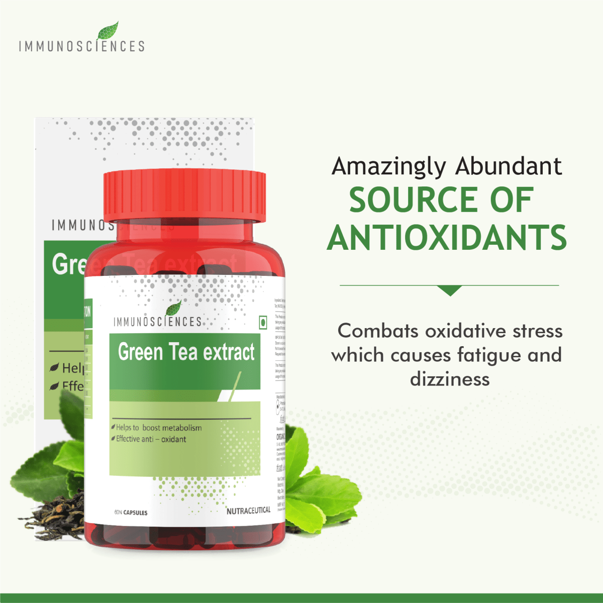 Green Tea Extract – Natural Antioxidant & Metabolism Support - IMMUNOSCIENCES