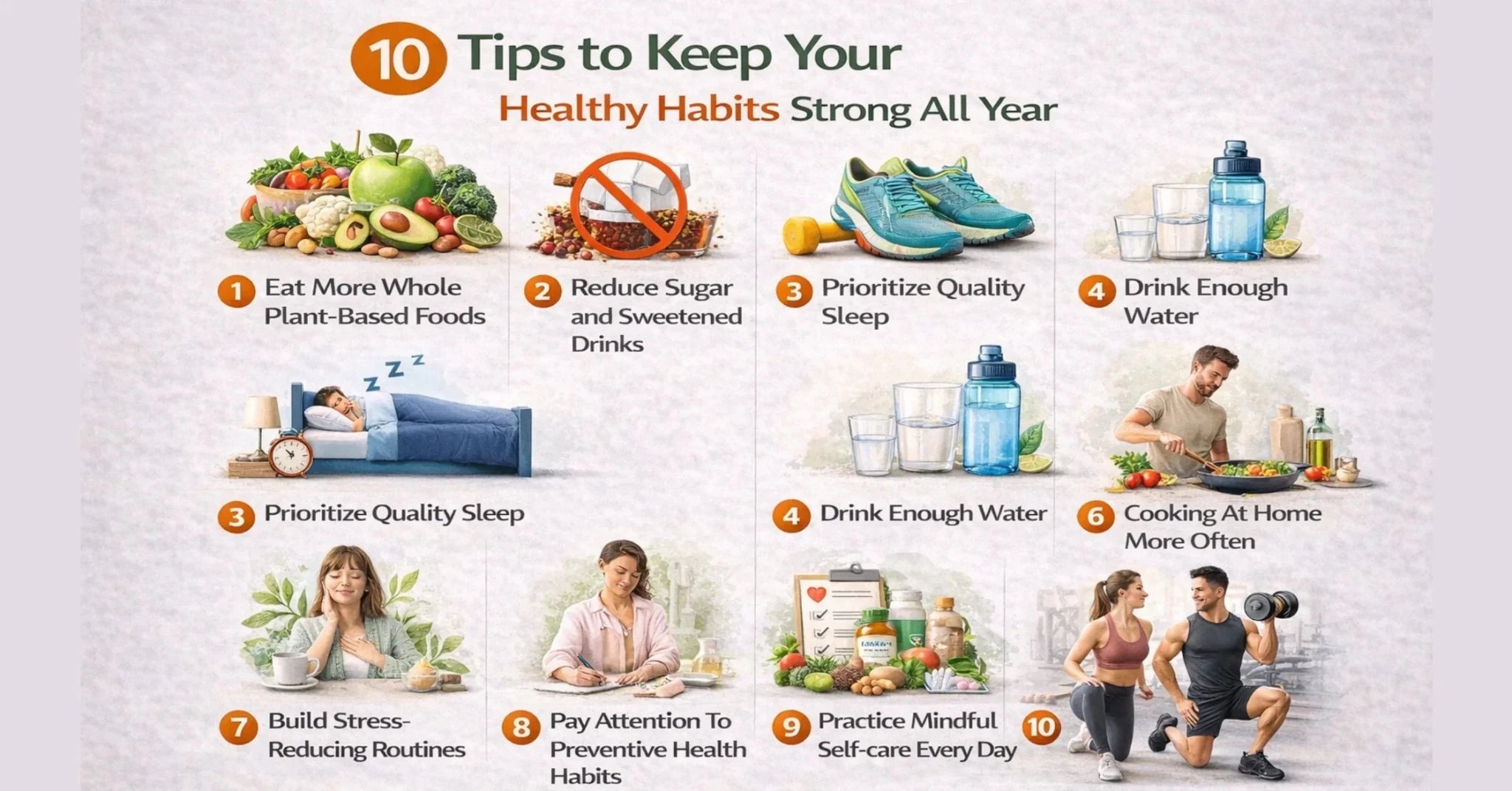 10 Healthy Habits to Start This New Year and Maintain All Year - IMMUNOSCIENCES