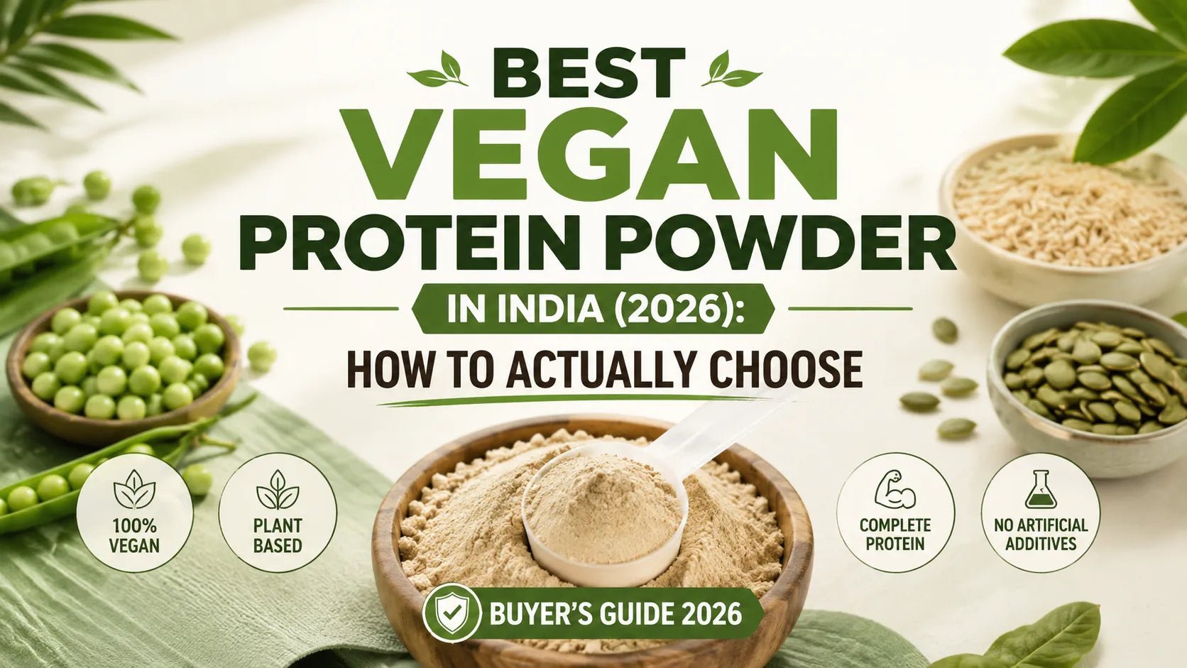 Best Vegan Protein Powder in India (2026): How to Actually Choose - IMMUNOSCIENCES