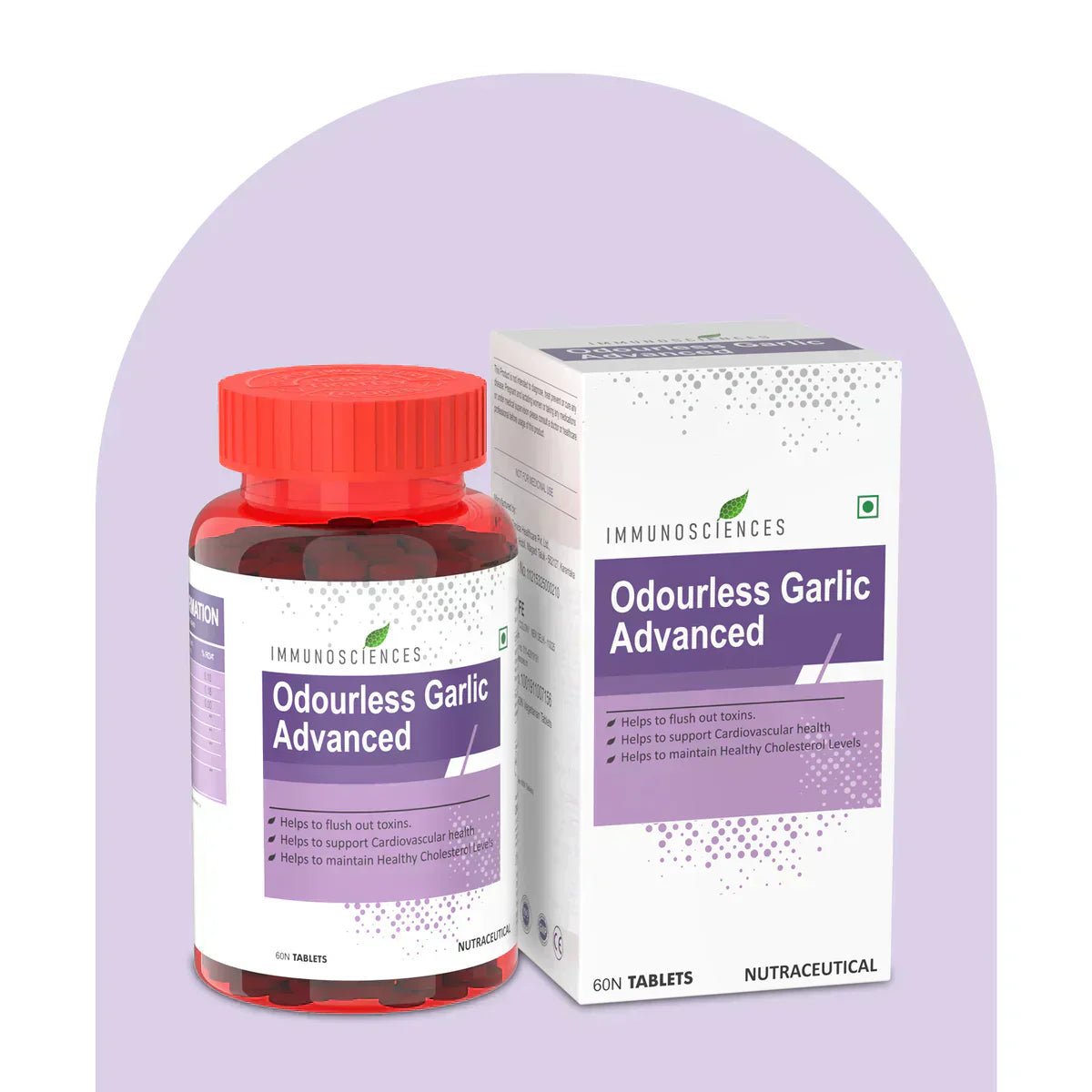 Best Odourless Garlic Tablets Online at the Best Prices in India and Odourless Garlic Capsules Benefits - IMMUNOSCIENCES