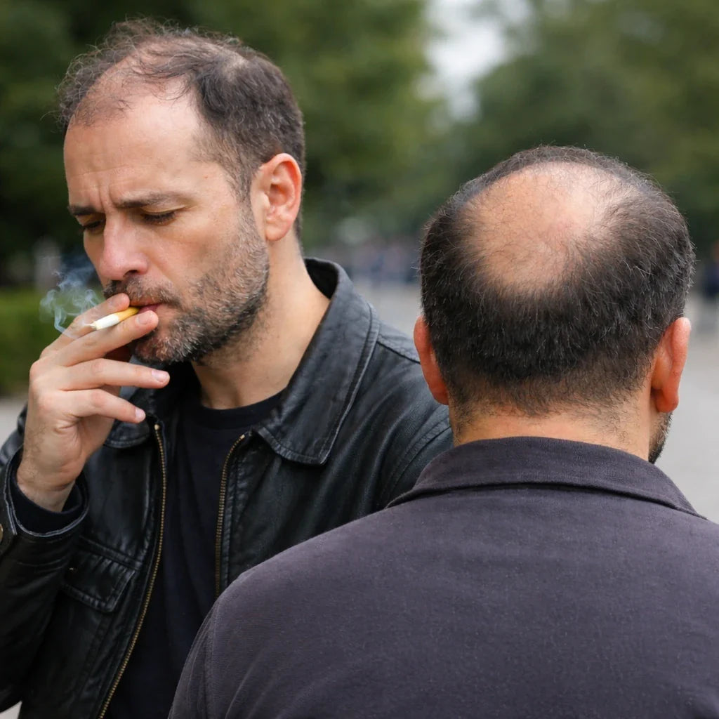 Does smoking cause hair loss