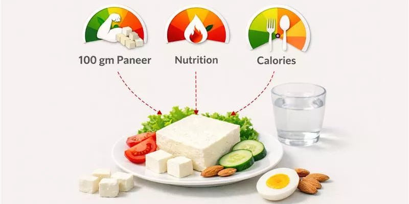 How Much Protein in 100 gm Paneer? Nutrition, Calories & Serving-Wise Breakdown - IMMUNOSCIENCES