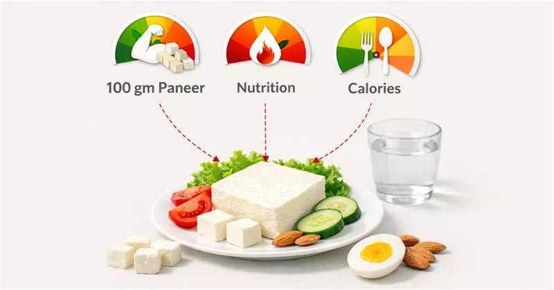 How Much Protein in 100 gm Paneer? Nutrition, Calories & Serving-Wise Breakdown - IMMUNOSCIENCES
