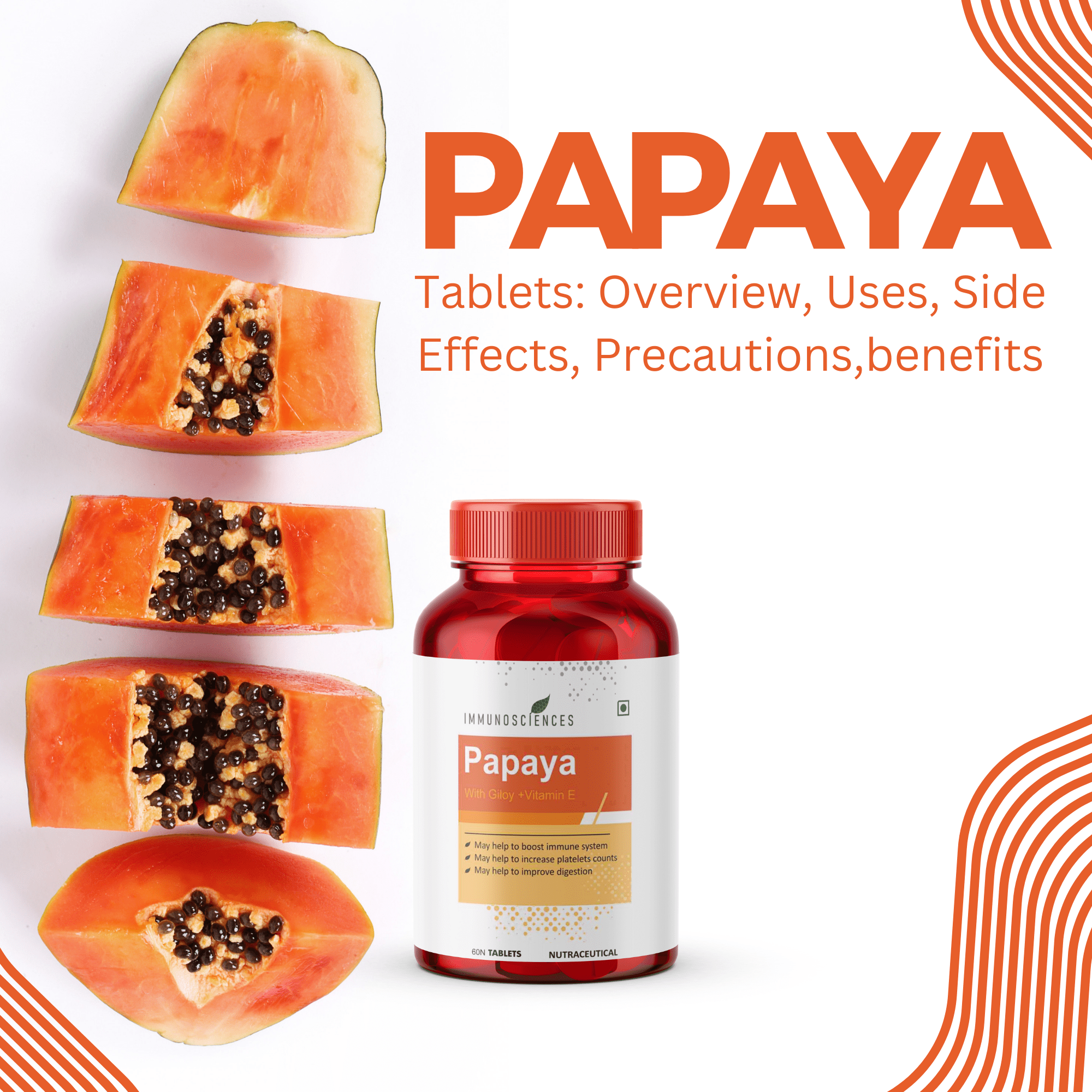 Best Papaya Tablets for Platelets and Know Papaya Benefits in 2025 - IMMUNOSCIENCES