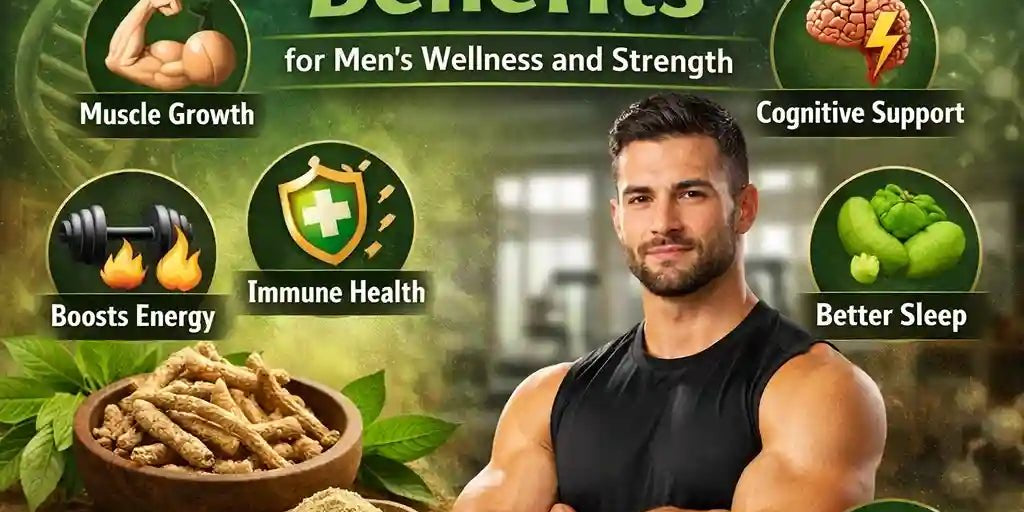 Top 10 Science-Backed Ashwagandha Benefits for Men's Wellness and Strength - IMMUNOSCIENCES