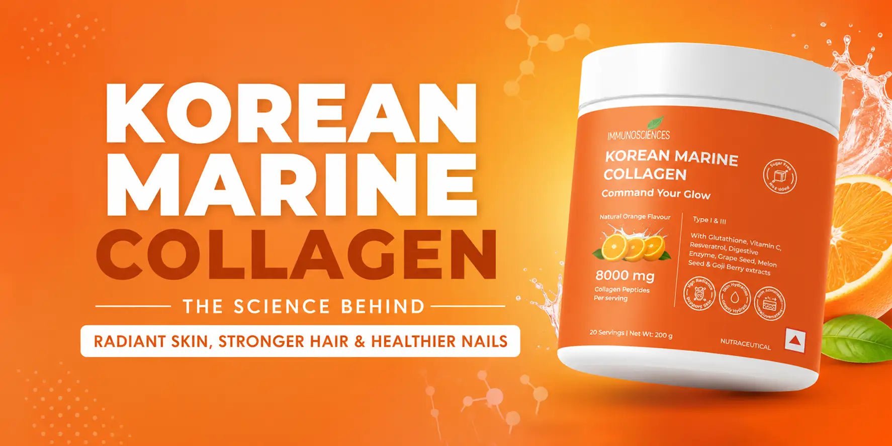 Korean Marine Collagen: The Science Behind Radiant Skin, Stronger Hair & Healthier Nails - IMMUNOSCIENCES