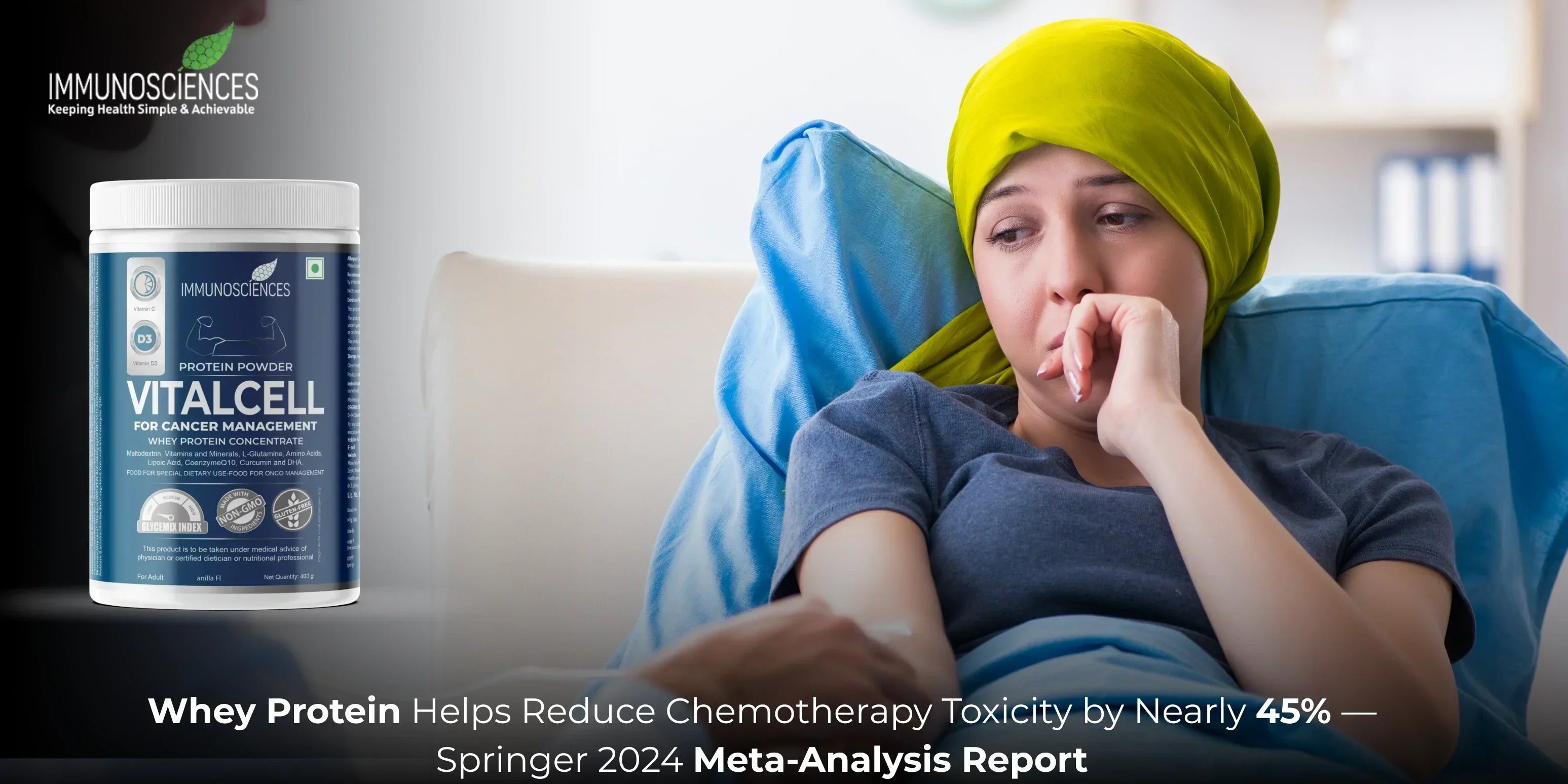 Whey Protein Helps Reduce Chemotherapy Toxicity by Nearly 45% — Springer 2024 Meta-Analysis Report - IMMUNOSCIENCES