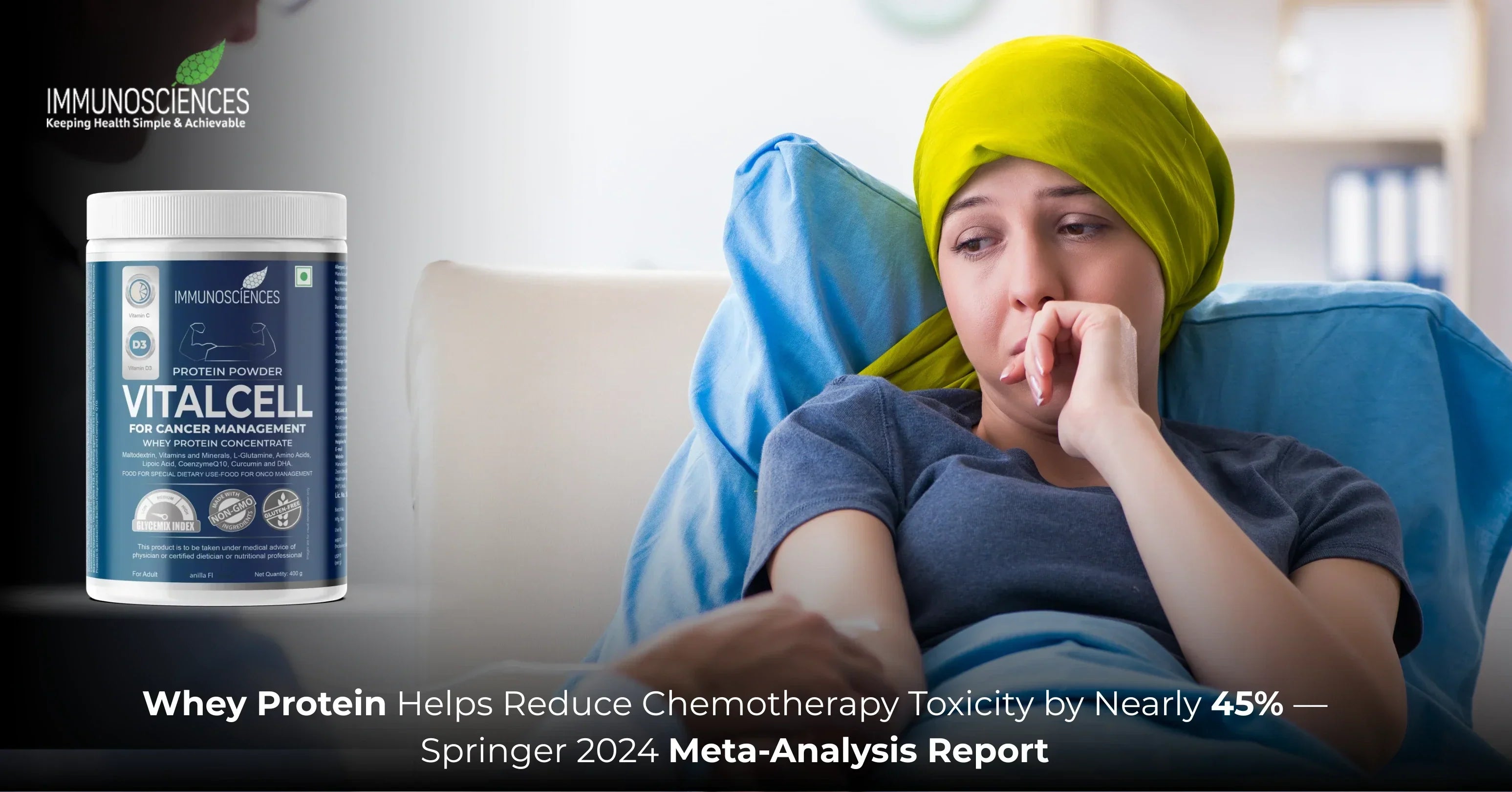 Whey Protein Helps Reduce Chemotherapy Toxicity by Nearly 45% — Springer 2024 Meta-Analysis Report - IMMUNOSCIENCES