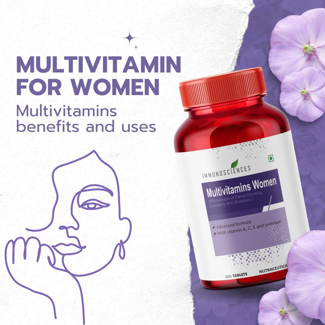 Best Multivitamins for Women in India – Must-Know Benefits & How to Use Them! - IMMUNOSCIENCES