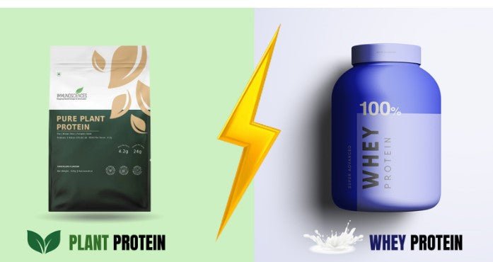 Plant Protein vs Whey Protein: A Complete Comparison Guide - IMMUNOSCIENCES
