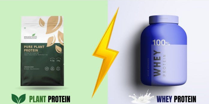 Plant Protein vs Whey Protein: A Complete Comparison Guide - IMMUNOSCIENCES