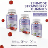 ZenMode Sleep Gummies – Melatonin 5mg + Ashwagandha 50mg | Fall Asleep Faster, Wake Refreshed