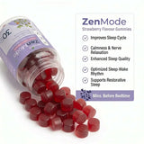 ZenMode Sleep Gummies – Melatonin 5mg + Ashwagandha 50mg | Fall Asleep Faster, Wake Refreshed