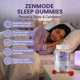 ZenMode Sleep Gummies – Melatonin 5mg + Ashwagandha 50mg | Fall Asleep Faster, Wake Refreshed