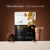 Pure Plant Protein – 24g Vegan Chocolate Protein with DigeZyme®, BCAAs & 9 Essential Amino Acids | Muscle Recovery, Energy & Digestive Support