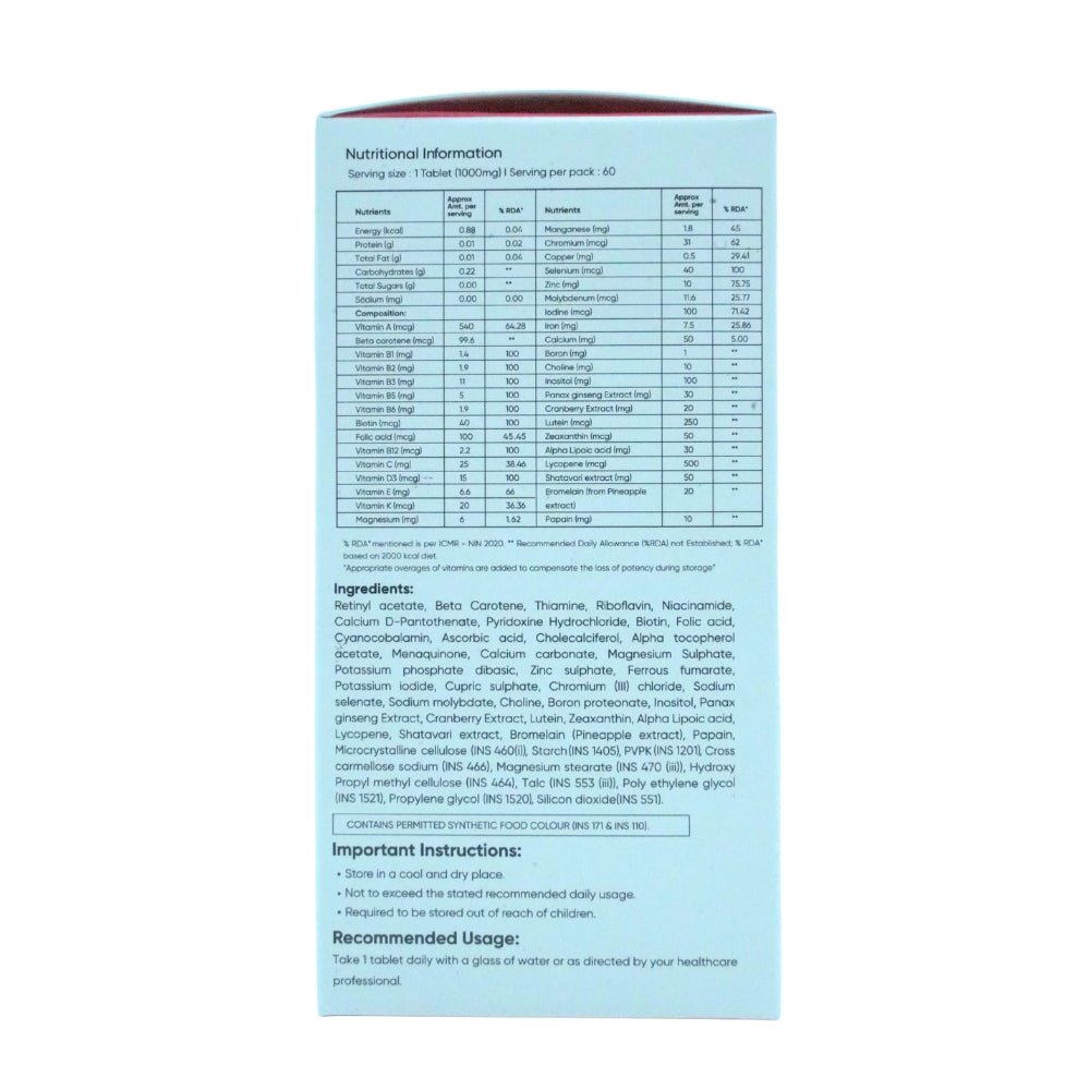 Multivitamins Women’s Daily Wellness Support with Essential Vitamins, Minerals & Antioxidants - IMMUNOSCIENCES