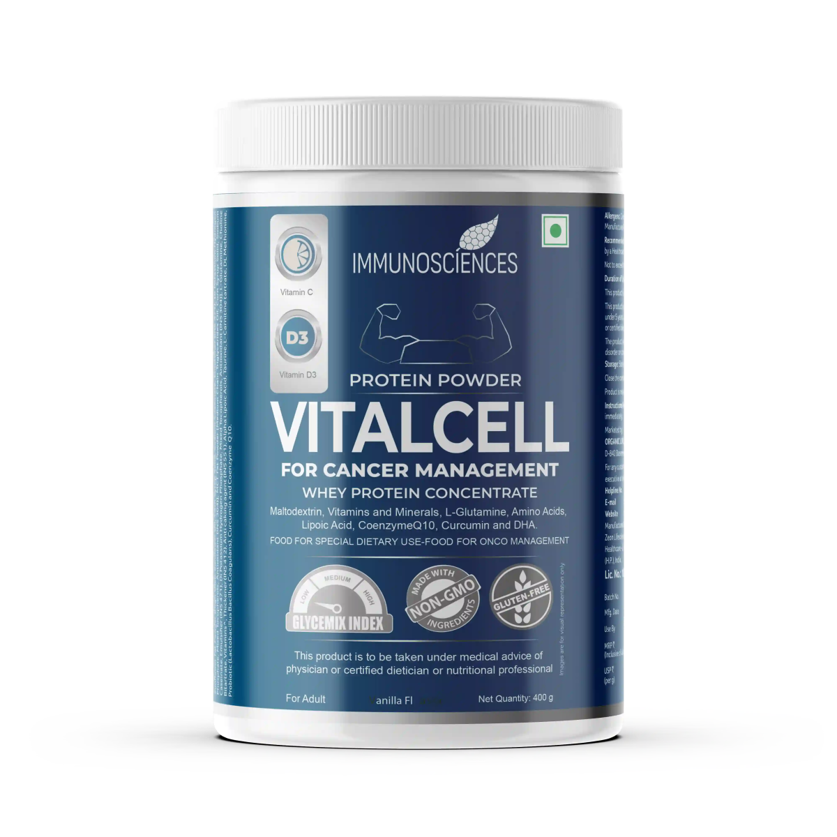 Vitalcell Protein Powder for Cancer Management Whey Protein Concentrate - IMMUNOSCIENCES
