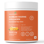Korean Marine Collagen Powder for Glowing Skin, Hair & Nails | Hydrolyzed Collagen Peptides | Anti - Aging Supplement - IMMUNOSCIENCES