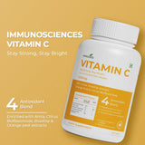 Vitamin C Supplement – Boost Immunity, Skin Health & Collagen Production - IMMUNOSCIENCES