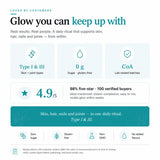 Premium Marine Collagen – Type I & III Hydrolyzed Peptides – Skin, Hair, Nail & Joint Support