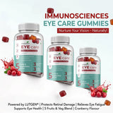 EYE Care Cranberry Flavour Gummies with Lutegen®, Zeaxanthin & Omega-3 for Eye Health