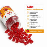 Kids Multivitamin Gummies - Daily Vitamins for Immune Support, Growth & Energy – Natural Fruit Flavours – 30 Gummies - IMMUNOSCIENCES