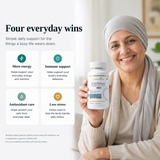 Can Reset Clinical Cellular Support Formula | Advanced Plant-Based Supplement with Botanical Extracts, DHA & CoQ10 for Cellular Protection, Immune Wellness, Oxidative Stress Management & Daily Health | 120 Capsules