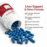 Liver support supplement promoting antioxidant activity, digestion support and everyday liver wellness.