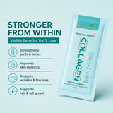 Premium Marine Collagen – Type I & III Hydrolyzed Peptides – Skin, Hair, Nail & Joint Support