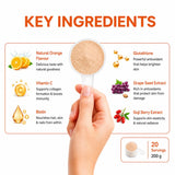 Korean Marine Collagen Powder for Glowing Skin, Hair & Nails | Hydrolyzed Collagen Peptides | Anti-Aging Supplement - IMMUNOSCIENCES