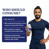 Men's Vitality Plus - 40 Nutrients for Energy, Brain, Heart, Prostate & Eye Health