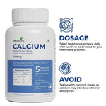 Calcium Tablets – Bone Strength & Density Support – with Vitamin D3 & Magnesium - IMMUNOSCIENCES